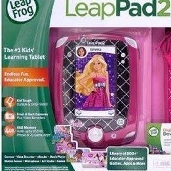 Leapfrog LeapPad2 Explorer Totally Barbie Bundle Learning Tablet 🆕SHIPS⌚😮‍💨⚡ - Picture 6 of 16
